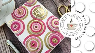 Spellbinders | Large Die of the Month Club June 2021 | Colorblock Circles & Stripes