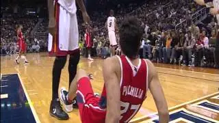 Zaza Pachulia (Technical) & Udonis Haslem's Altercation - 11-09-12