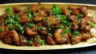 Chilli Prawns ( Desi Popcorn Shrimp )