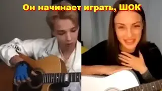 AKSTAR - Он начинает играть, ШОК - Красивая женщина этого не ожидала. | Реакция