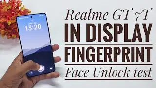 realme GT 7T in-display Fingerprint & FaceUnlock Test | realme GT 7t Lock Settings 🔥🔥🔥
