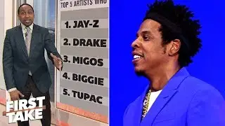 Jay-Z tops Stephen&rsquo;s A. top 5 rappers who impact the NBA list | First Take