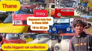 FREE ENTRY! India&rsquo;s Biggest Car Collection 😱 Raymond Auto Fest 2026