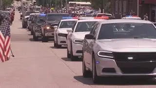 Indiana community, law enforcement hold procession for fallen Tell City sergeant