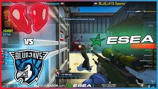 adeX + 00Prospects vs BLUEJAYS | ESEA S41 EU - CSGO Advanced - HiGHLiGHTS | CSGO