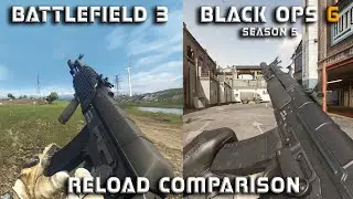 Battlefield 3 vs Black Ops 6 Season 5 : All Weapon Reload Comparison in 4K