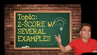 Z-VALUE with EXAMPLES (Z-Score)