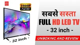 Cheap LED TV unboxing and full review - B Talk Hindi