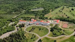 Helicopter Flight White Mountains Presidential Range NH   4K / Flying with Kids