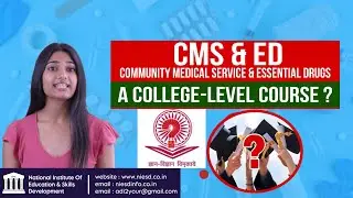 CMS & ED A COLLEGE LEVEL COURSE ? COMMUNITY MEDICAL SERVICE & ESSENTIAL DRUGS