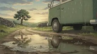 ELARA'S COZY CAMPER  VAN TRIP ON A RAINY DAY 🌧️ STUDIO GHIBLI STYLE ASMR