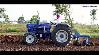 Crushing the Field! Farmtrac 42 4WD with Disc Plough in Action