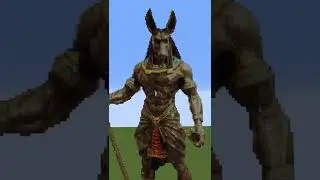 Minecraft Anubis Egyptian god #shorts