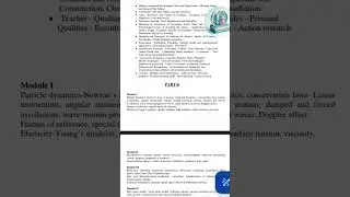 HSA Physical Science syllabus