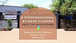Premium A/C Studio Floors Next to Each Other for Film Shooting | Green Chroma Setup Available
