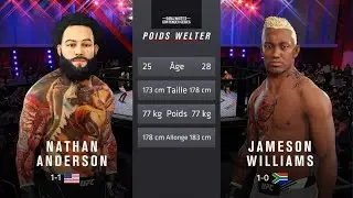 UFC 4 | Nathan Anderson vs Jameson Williams | Welterweight | BL studio 30