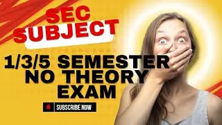 DU SOL 1/3/5 SEMESTER SEC NO THEORY EXAM FOR THIS SPECIFIC SUBJECT ll NEP EXPLAIN IN DETAIL VIDEO ✅🔥