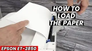 Как загрузить бумагу в Epson EcoTank ET-2850