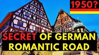 Best of GERMAN ROMANTIC ROAD | Rothenburg ob der Trauber | Amazing TRIP (OLD story 1950)THINGS 2 SEE