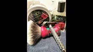 Shave Video # 474 Outlining a Beard Ethos Fougere Set and Paradigm Ti Diamondback