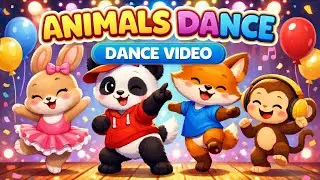 Dance Video fro Kids | Animal Dance Song for Kids | Fun Dancing Music for Children | Cat Dance 