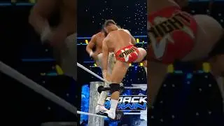 LA Knight botches top rope move during match with Andrade WWE SMACKDOWN 😭 #wwe #smackdown #laknight