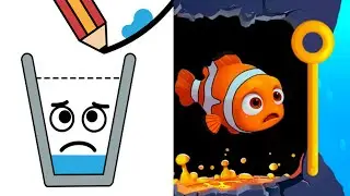 Happy Glass Vs Save The Fish New UPDATE Satisfying Double Walkthrough Gameplay Epic Pro Player!