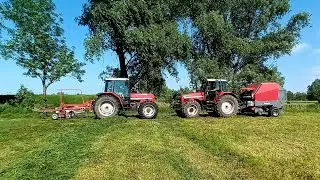Polska Moc-Sianokiszonka 2023 (Massey Ferguson,MTZ, Claas, Kuhn, Unia)