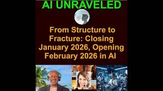 From Structure to Fracture: Closing January 2026, Opening February 2026 in AI