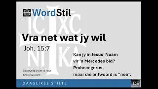 5658  Vra net wat jy wil