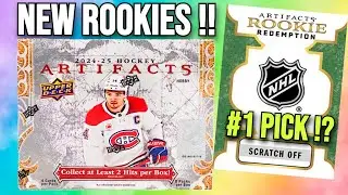 #1 НОВИЧОК РУБИТ !!? Открытие Hockey Hobby Box от Upper Deck Artifacts на сезон 2024-25!!