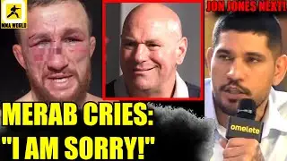 Emotionally Broken Merab reacts to losing his belt to Petr Yan,Pantoja reacts,Alex wants Jon Jones