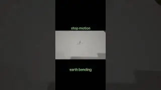 my stop motion earth bending  #earthbending #stopmotion #avatarthelastairbender #earth