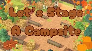 Building a Staged Campsite | Broomstick | Fall Challenge Island | ACNH
