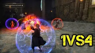 Hogwarts Legacy Dueling Championship (1 vs 4) - How to win Crossed Wands duels