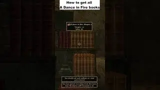 How to get all A Dance in Fire books | MORROWIND GUIDE #20 #shorts