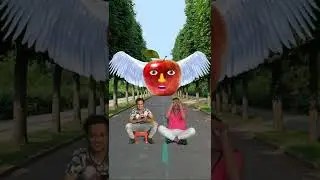 Apple Monster Vs baby | Baby fight against apple monster with human power| Kinemaster editing video