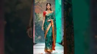 Indian saree fashion show  #fashion #ethnicwear#indiansaree #animatedvideos #ai