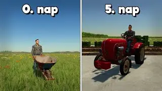 Saláta veteményes | 24 napot töltöttem az Alföldi pusztaságban! | Farming Simulator 22 Timelapse