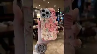 Floral Painting Case💗🤍 #trending #iphone #unique #aesthetic #phonecase