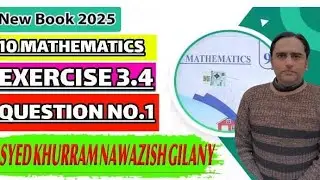 10th Mathematic|Exercise 3.4|Question No.1|#maths #10thnewcourse #education