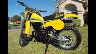 Suzuki RM80 exhaust sound and fly by compilation