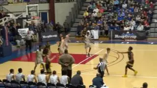 Alexander Rice hits his fourth three