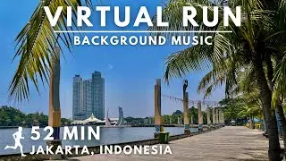 Virtual Running Video For Treadmill With Music in #Ancol #Jakarta #Indonesia