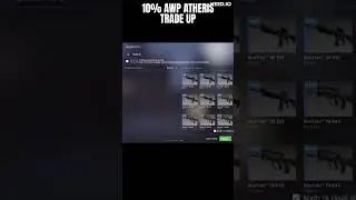 10% STAT TRAK FACTORY NEW AWP ATHERIS #csgo #gaming #tradeup