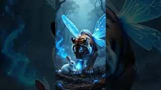 The Blind Rabbit and the Winged Tiger | Emotional Fantasy Animal Short #shorts #viralvideo