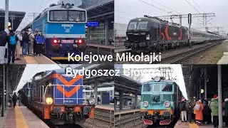 Składanka pociągów z wystawy taboru na stacji Bydgoszcz Główna 