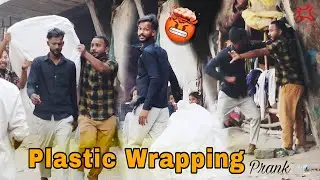 Plastic Wrapping Prank 😰| On Random People&rsquo;s | Crazy Angry Reactions 🤣