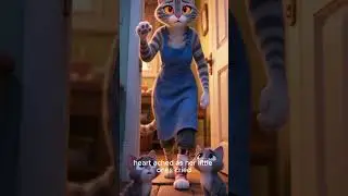 Tiny Cat, Big Courage: Her Paw Was Gone 😿❤️ |Animal Animation