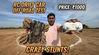 NEW INDIA RC DRIFT CAR [CRAZY STUNTS] ON ROADING REVIEWS! 